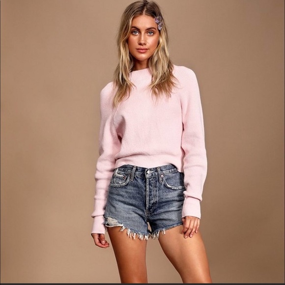 parker distressed denim shorts